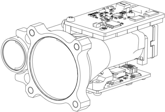 Модуль RL8000 измерения расстояния лазера безопасности человеческого глаза